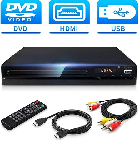 Jinhoo DVDプレーヤー1080Pサポート