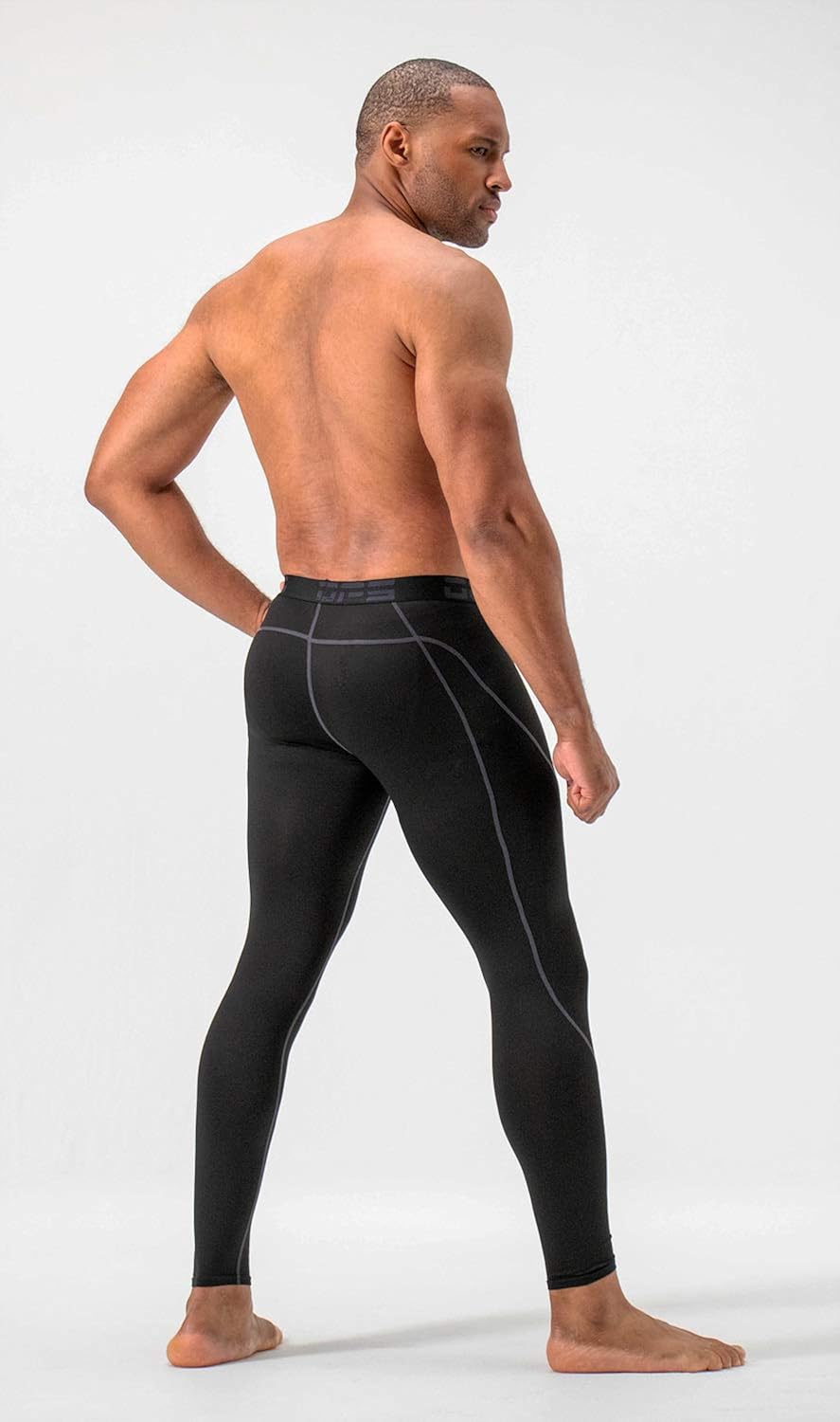 DEVOPS Men's Thermal Compression Pants, Athletic Leggings Base Layer Bottoms (2 Pack): Clothing