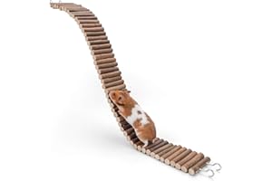 Niteangel Hamster Suspension Bridge Toy - Long Climbing Ladder for Dwarf Syrian Hamster Mice Mouse Gerbils and Other Small An
