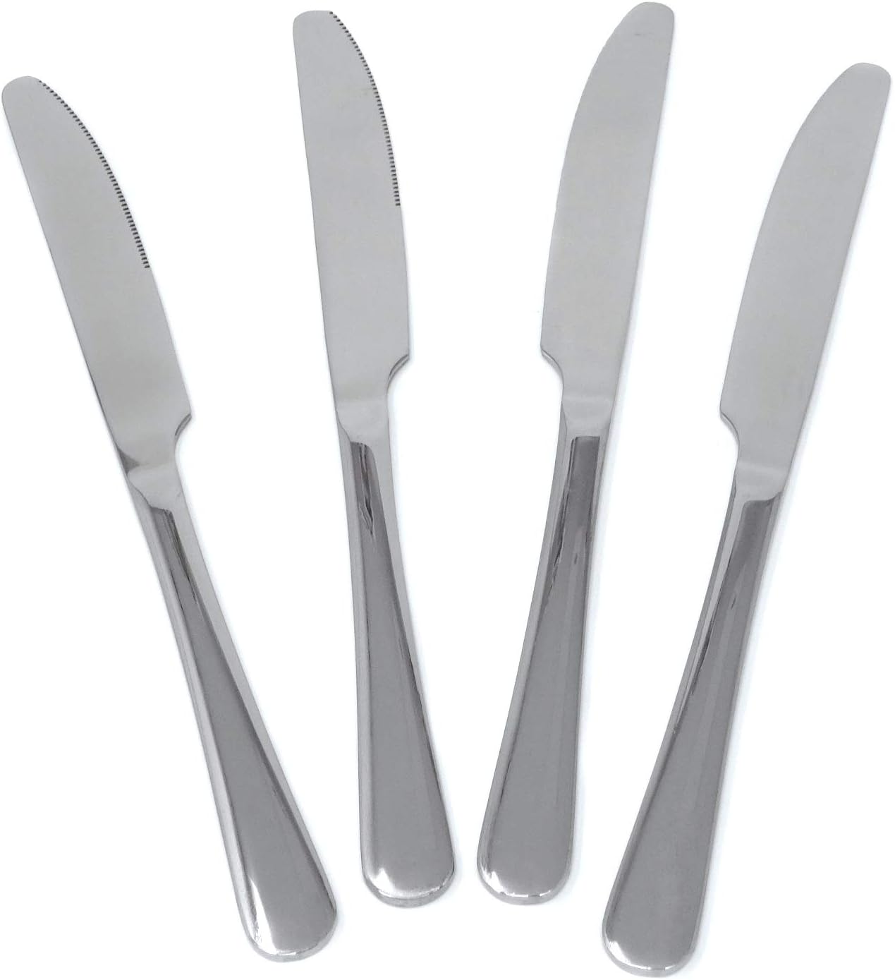 Honbay 4PCS Stainless Steel Dinner Knives for Home and Restaurant: Kitchen & Dining