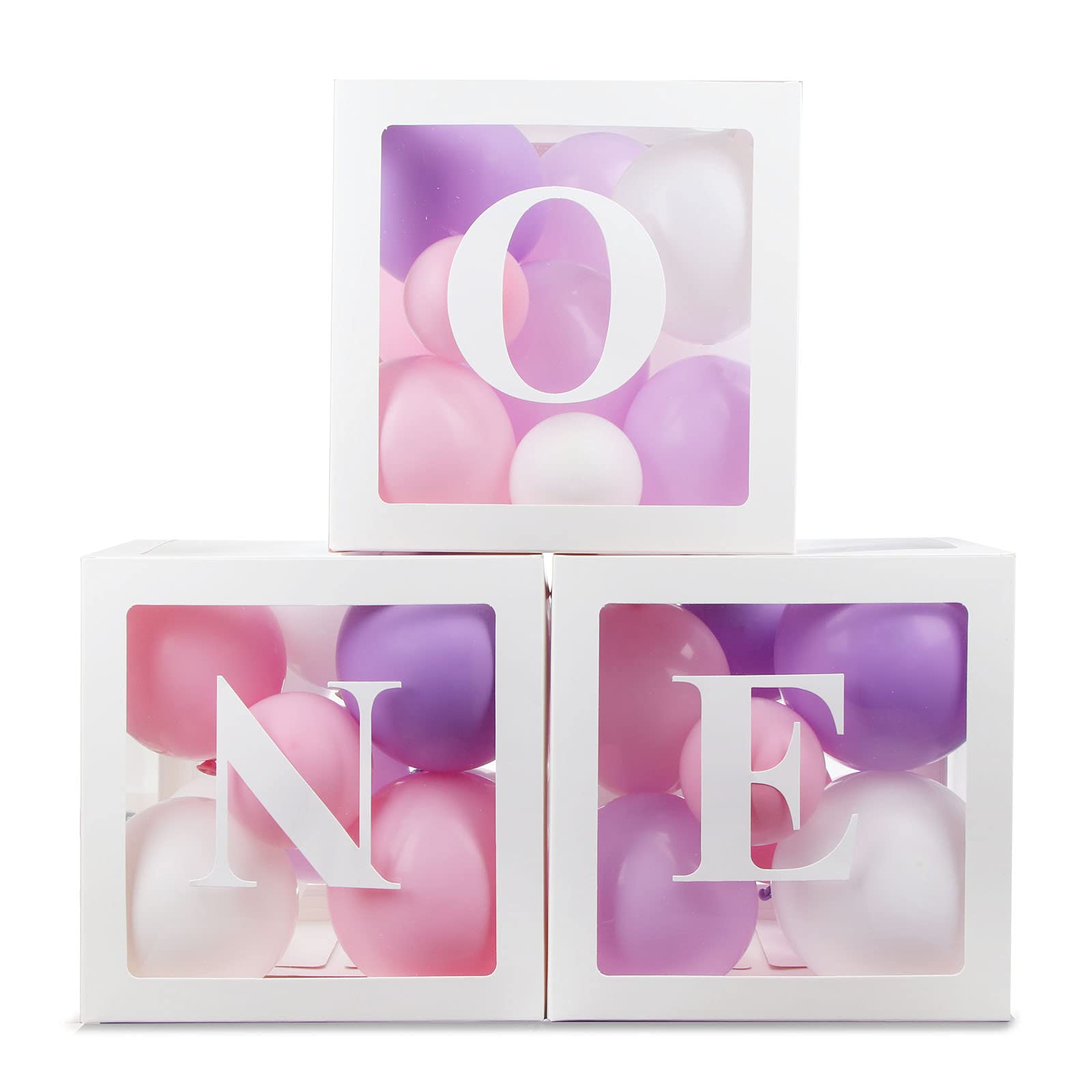 Buy First Birthday Balloon Boxes for Baby Girl or Boy Baby 1st