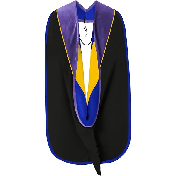 Endea Graduation Doctoral Hood for Law College Degrees - University  Academic Regalia Hood - Unisex (Purple/Light Blue/Silver) at Amazon Women's  Clothing store