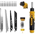 TOOLAN: 16-In-1 Multi Blades Hand Saw With Screw Driver (Manual Saw, Not Electric). For Cut Wood, Metel, Plastic, Sheetrock, Dry Wall Saw, Plywood, Sheetrock Saw. Portable Hand Saw, Screw Driver