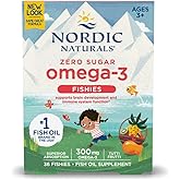 Nordic Naturals Nordic Omega-3 Fishies, Tutti Frutti - 36 Fishies - 300 mg Total Omega-3s with EPA & DHA - Healthy Brain, Mood, Vision & Immune System - Non-GMO - 36 Servings
