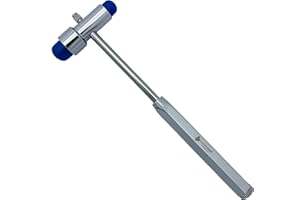 Cross Canada Buck Reflex Hammer with Built-in Removeable Brush and Pin for Clinical Diagnostic and to Elicits Superficial or 