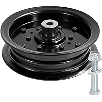 Flat Idler Pulley Replaces Husqvarna 532196104, 196104, 197380, 532197380. Fits 42