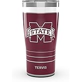 Tervis Traveler Mississippi State Bulldogs - MVP Triple Insulated Tumbler Travel Cup Keeps Drinks Cold & Hot, 20oz, Stainless Steel