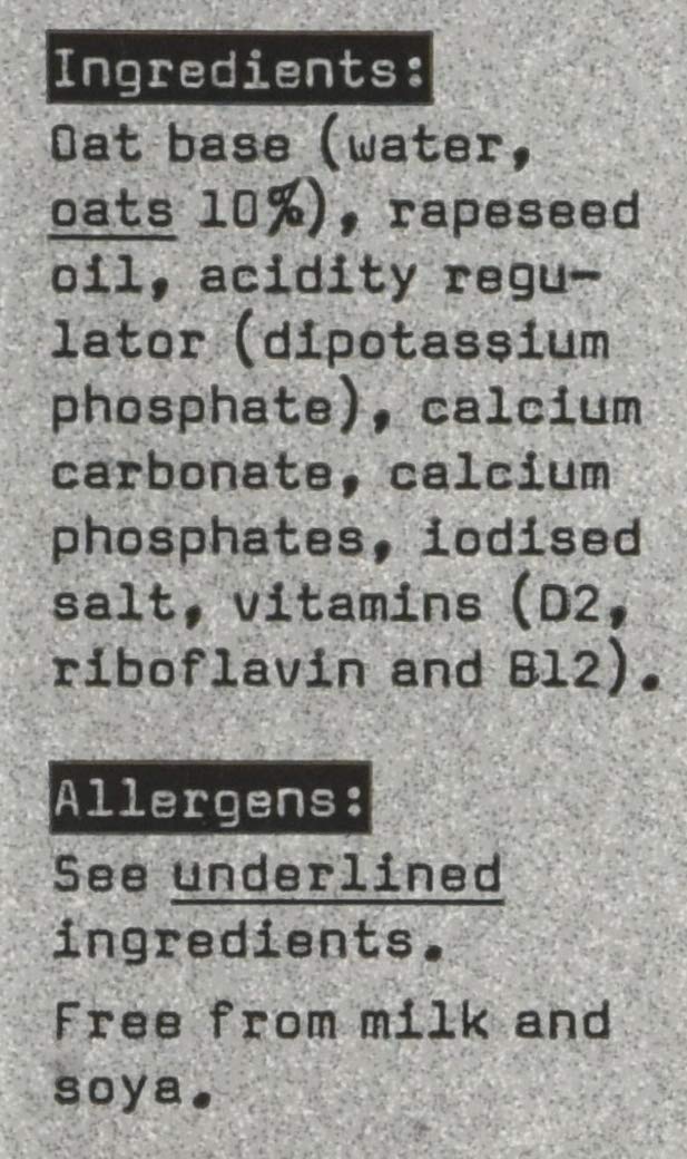 OATLY Barista Edition Oat Drink Oat Milk 1 Litre (Pack of 6) Buy