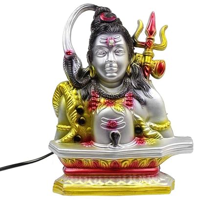 BlankLeaf Lord Shiva 10 in 1 Types Religios Mantra Machine/Gayatri Mantra/Akhand Chanting Shloka Box with LED Light