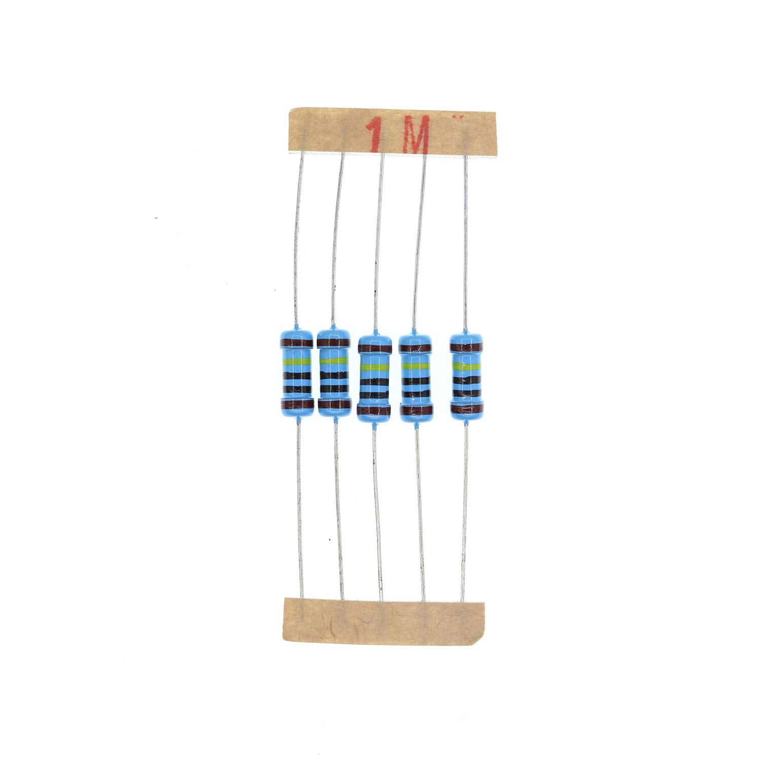 HUABAN 100PCS 1 Watts 1W 1M Ohm 1% Metal Film Resistor