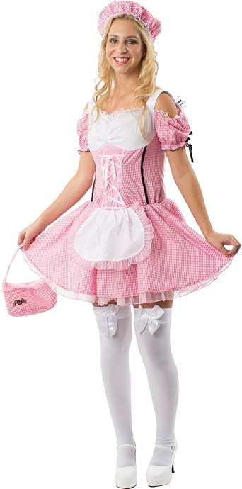 Amazon Com Orion Costumes Womens Little Miss Muffet Fairytale Storybook Party Fancy Dress Costume Pink Clothing