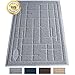 VIVAGLORY Cat Litter Mat Trackpad Litter Trapping Mat, Easy Clean Mess Free Waterproof Anti-Tracking, Muddy Cat Box Catcher for Floor & Indoor, 35