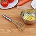 Set of 3 Stainless Steel & Silicone Whisk 8