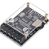 PEMENOL Bluetooth Amplifier Board Stereo 10W 15W 20W Digital Wireless Audio Amplifier Board 12V 24V High Power Bluetooth Amplifier Receiver Module with Dual Channels and Protective Shell