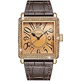 deselon Watches for Women Diamond Leather Band Fashion Dress Casual Ladies Female Waterproof Wife Luxury Gifts Love Red Wrist Watch