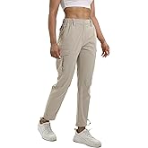 NATUVENIX Womens Hiking Pants Quick Dry Travel Pants Women Stretch Cargo Pants for Women Water Resistant Golf Pants Outdoor