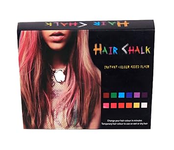 Hair Chalk Temporary Hair Highlights 12 Colors By Hair Chalk