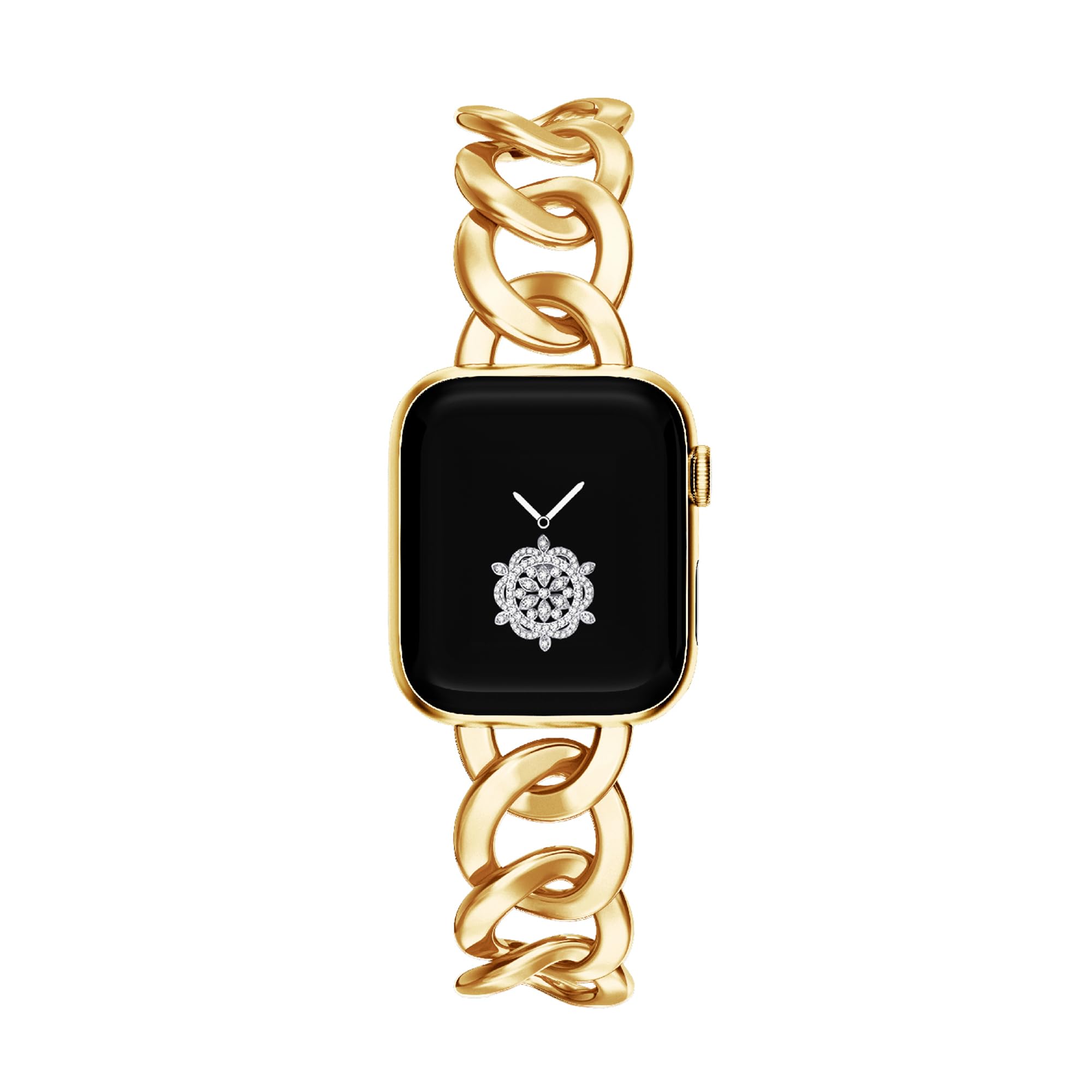 Photo 1 of Kolgios Gold Fashion Women Dressy Chain 38/40/41mm Smartwatch Bands Compatible for Apple Watch Bands Series SE 3/9/8/7/6/SE/5 Durable Men Bracelet Straps for Iwatch SE 3/9/8/SE Women Gift