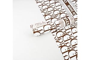 PAUL VALENCE 20-Sheet Flower Wrapping Paper, Floral Waterproof Bouquet Wrapping Paper for Flowers, Florist Wrapping Paper for DIY Craft, (CHRD BROWN)