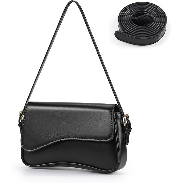 Verdusa Women's Hobo Shoulder Bag - PU Leather Pleated Clutch Handbag