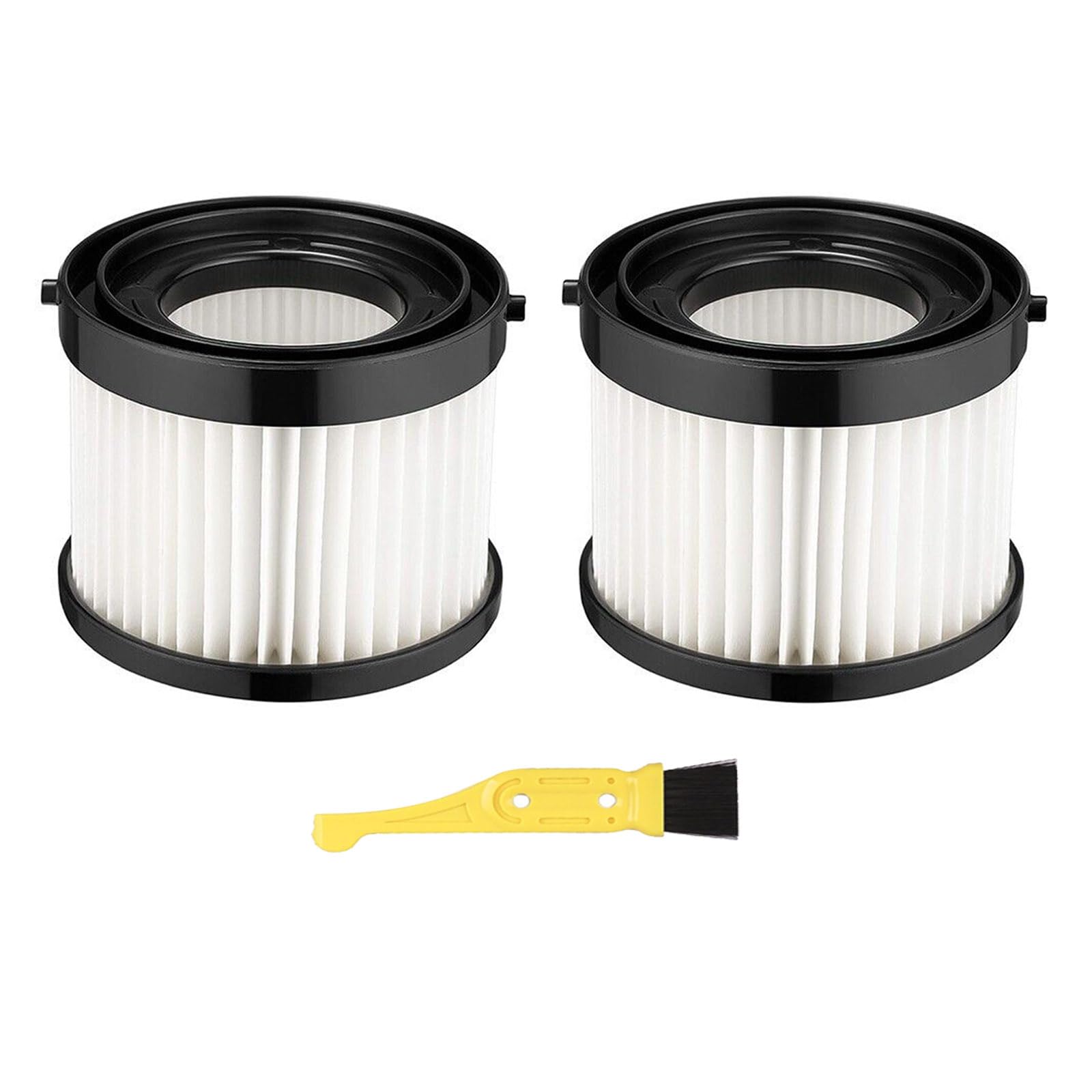 Photo 1 of 2 Pack 49-90-0160 HEPA Dry Vacuum Filter Compatible with Milwaukee 0882-20 M18, Fit for Milwaukee 49-90-1951 Compact Vacuum