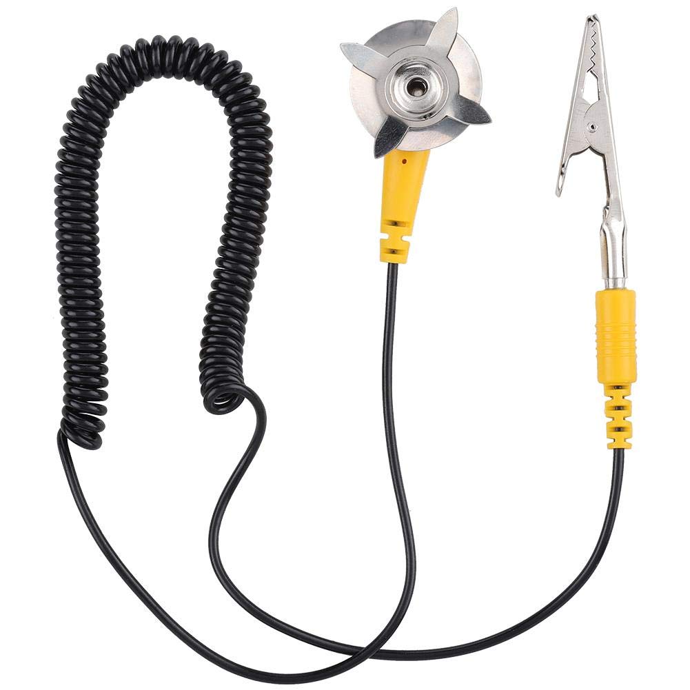 Sonew Anti Static Grounding Cord - PVC PU Material Anti Static Electricity Wire with Clip