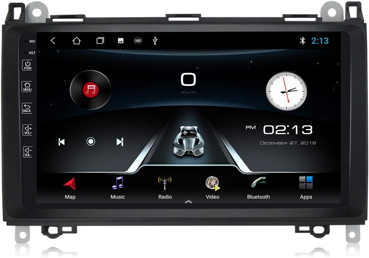 Android 10.0 Car DVD Player GPS 9 inch Touch Screen Stereo Radio for Mercedes-Benz B200 A B Class W169 W245 Viano Vito W639 Sprinter W906 2+32G