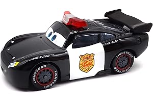 Flmenunu Movie Car Toy McQueen Police 1:55 Scale Die-Casting Car Metal Alloy Boy Kid Toy