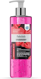 Palm Safe Strawberry 500ml Hand Sanitiser Pump Bottle 70% IPA