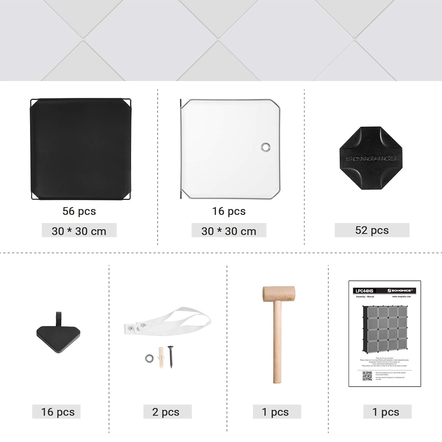 Zapateros y hormas para zapatos SONGMICS Estantería Modular Armario