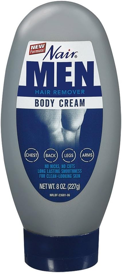Amazon Com Nair Hair Remover For Men Body Cream 8 Oz Body