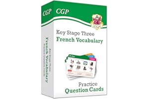New KS3 French: Vocabulary Practice Question Cards: superb for catch-up and learning at home (CGP KS3 Languages)