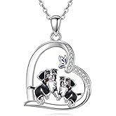 UCADRIT Capybara/Squirrel/Chihuahua Necklace Sterling Silver Chihuahua Squirrel Jewelry Capybara Gifts for Women