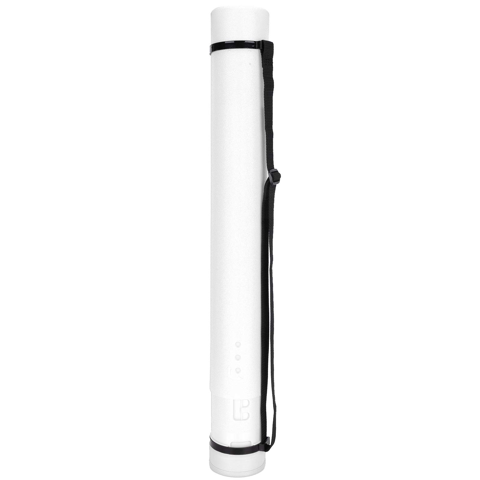 Expandable DocumentArt Storage Hard Plastic Tube, Poster Tube for Artworks(White) Other Art Supplies