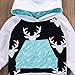 Toddler Infant Baby Boys Deer Long Sleeve Hoodie Tops Sweatsuit Pants Outfit Set (18-24 Months, Blue)