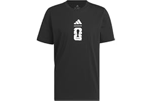 Adidas Men's World Cup 26 Official Match Ball Graphic T-Shirt, Black, Medium