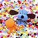 Outus Pompoms for Craft Making and Hobby Supplies 0.4 Inch, 1000 Pieces, Assorted Colors