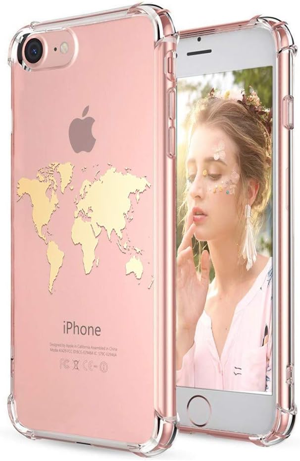 iPhone 7 Case, iPhone 8 Case, Caroki Clear Transparent Amazon.co.uk