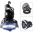 Odoland Portable LED Camping Lantern with Ceiling Fan - Hurricane Emergency Survival Kit