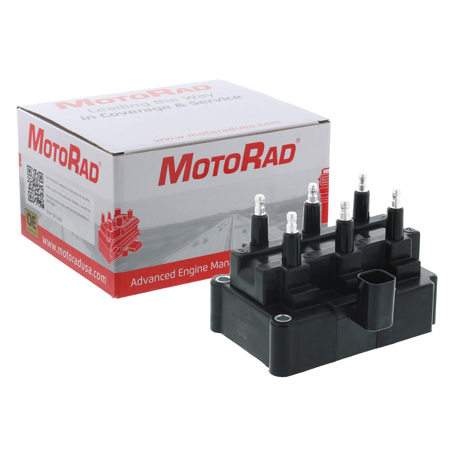 MotoRad 3IC158 Ignition Coil | Fits select Chrysler Concorde, Imperial, LHS, New Yorker, Town & Country; Dodge Caravan, Dynasty, Intrepid; Eagle Vision; Plymouth Voyager
