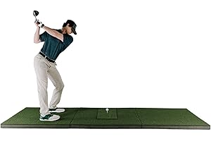 The Indoor Golf Shop SIGPRO Softy Golf Mat - Premium Quality and Durable - for Realistic Indoor Golf Practice - Made in The USA