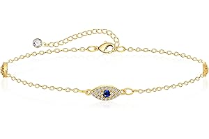 Rotnso Anklets for Women 14K Gold Silver Plated Ankle Bracelets Trendy Waterproof Boho Anklets Set Adjustable Dainty Cute Diamond Beaded Heart Non Tarnish Summer Beach Jewelry Gift