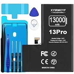 XYIRMCYF 13000mAh Super Capacity Battery Compatible