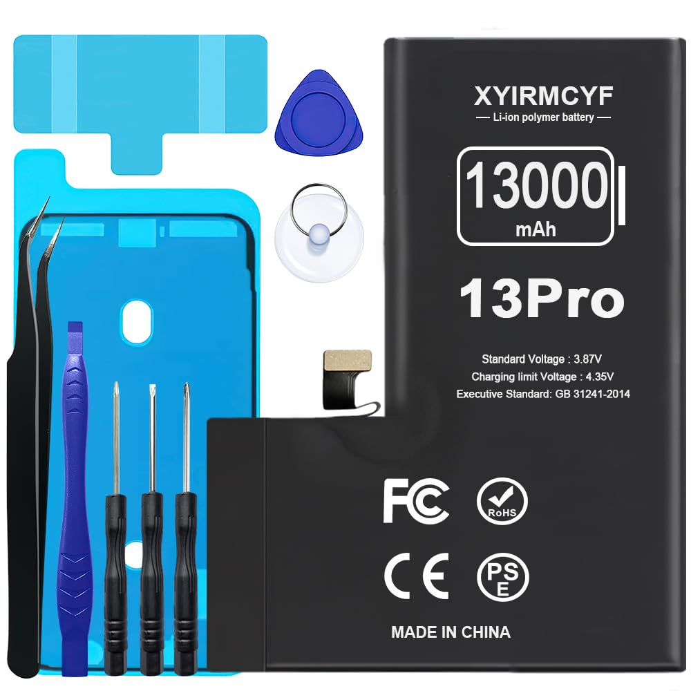 XYIRMCYF 13000mAh Super Capacity Battery Compatible