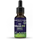 Maxion Vitamin B12 5000 mcg to Help Produce Red Blood Cells and Boost Energy, Supports Cognitive Function, Improved Memory, a