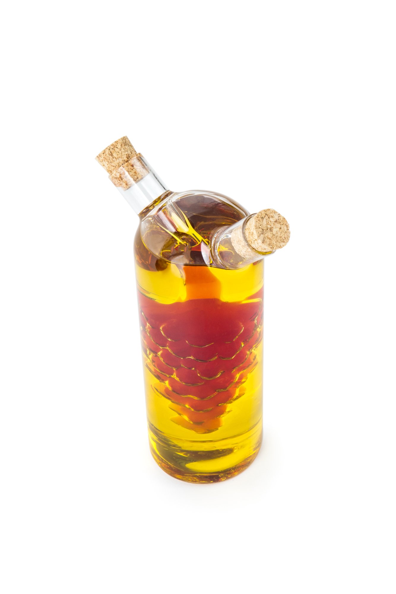 Fox Run Oil and Vinegar Bottle, Grape Motif by Fox Run