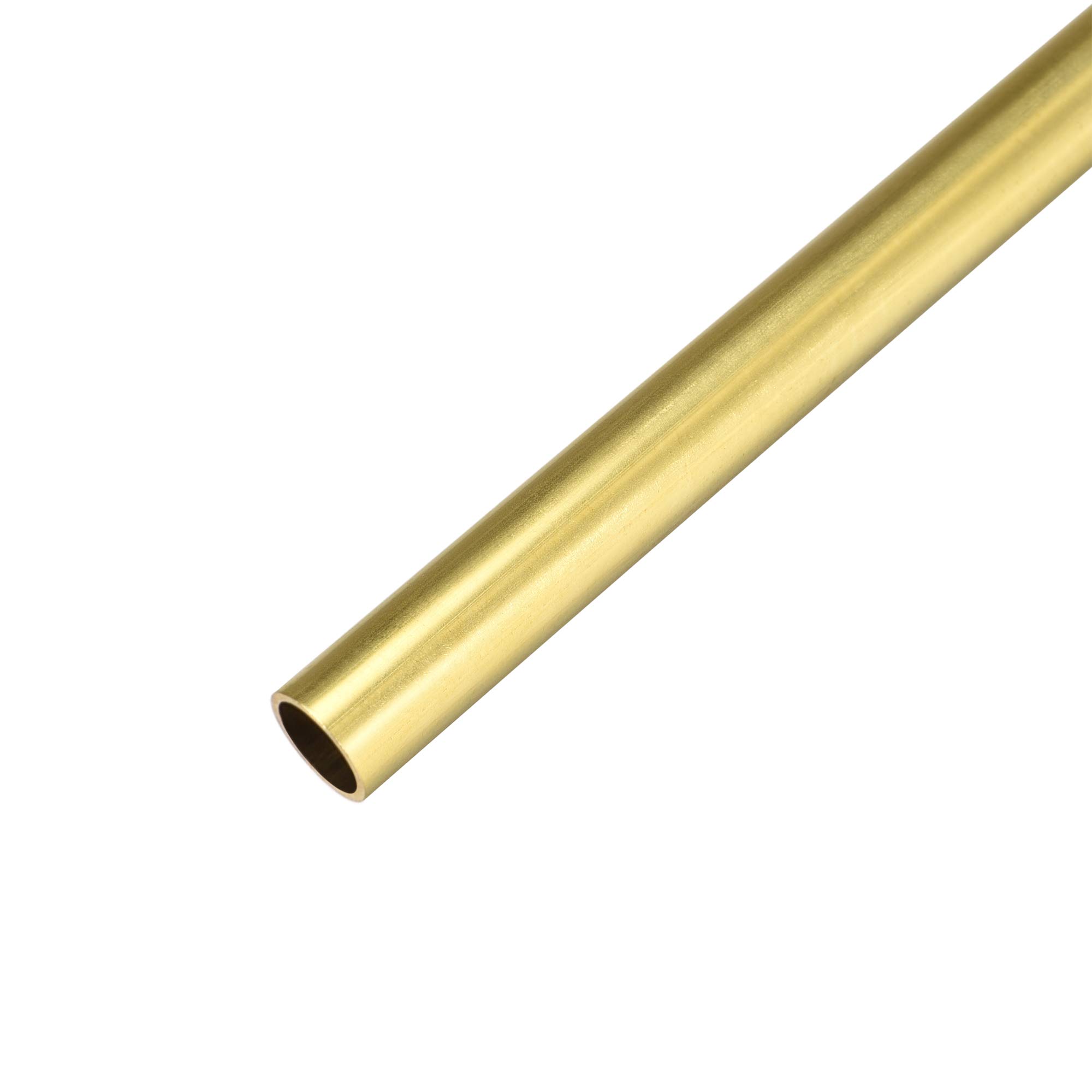uxcell Brass Round Tube 300mm Length 11mm OD 1mm Wall Thickness Seamless Straight Pipe Tubing