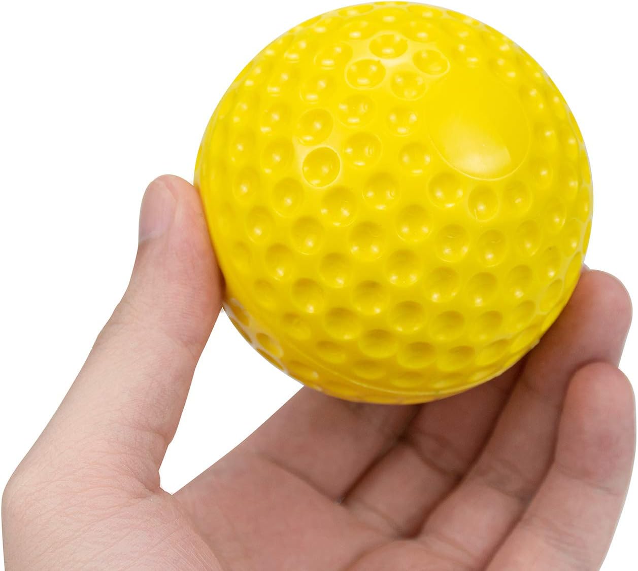 Tebery 12 Pack Sting-Free Dimpled Pitching Machine Baseballs Standard Size : Sports & Outdoors