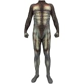 Mens Boys Alien Cosplay Costume Halloween Costumes Suit Jumpsuit Bodysuit