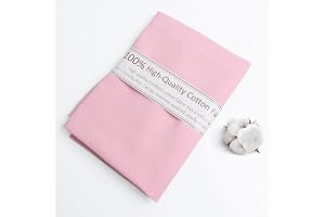 Candy Pink Cotton Fabric,Natural Cotton Poplin Fabric by The Yard 59 Inches Wide 100% Cotton Fabric for Sewing Material Apparel Cloth, Soft Embroidery Quilting 1 Yard